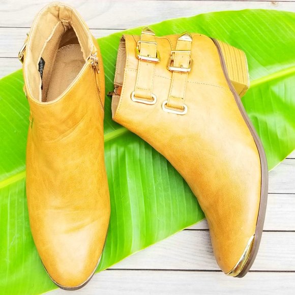 Reneeze Brown Ankle Booties - Picture 3 of 6